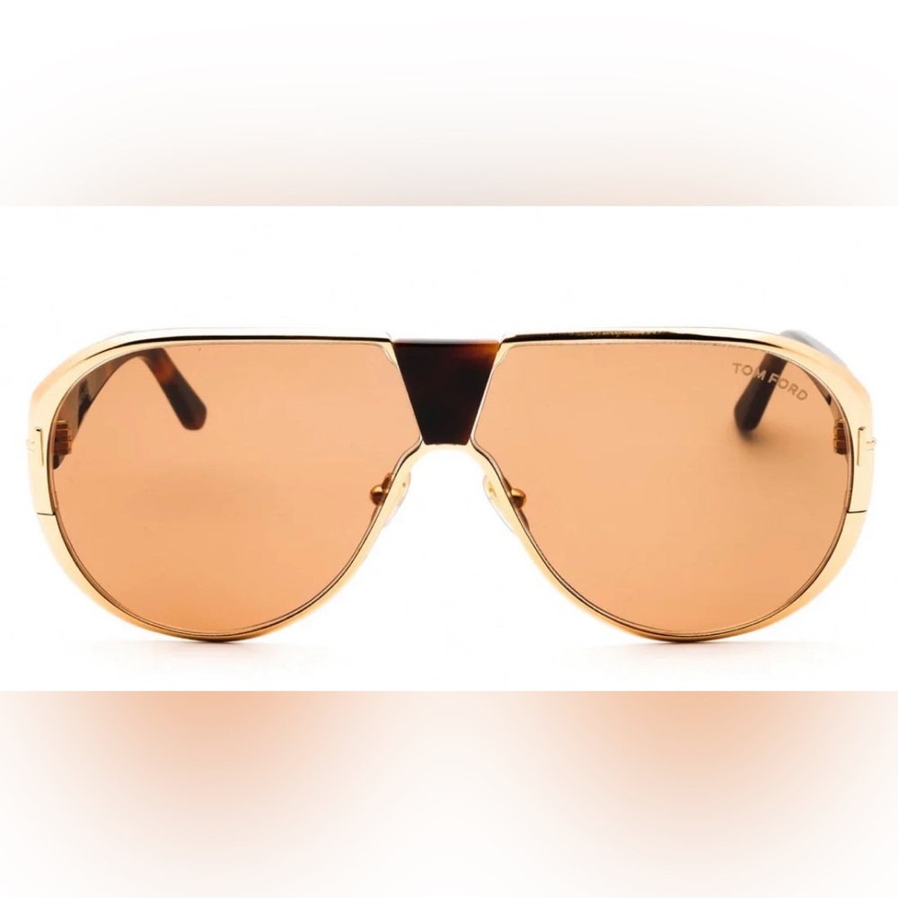TOM FORD VINCENZO FT1072 AVIATOR
SUNGLASSES IN GOLD BROWN